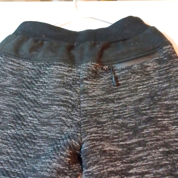 Free Planet Quilted Fleece Bulky Black Sweat Pants M - Picture 5 of 9